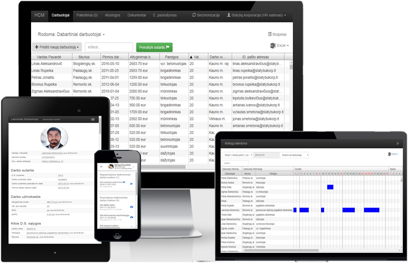 HR management system